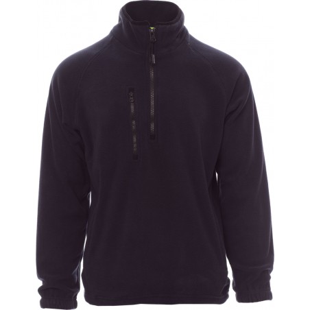 Dolomiti+ - Pile 1/2 zip con tasche - blu navy