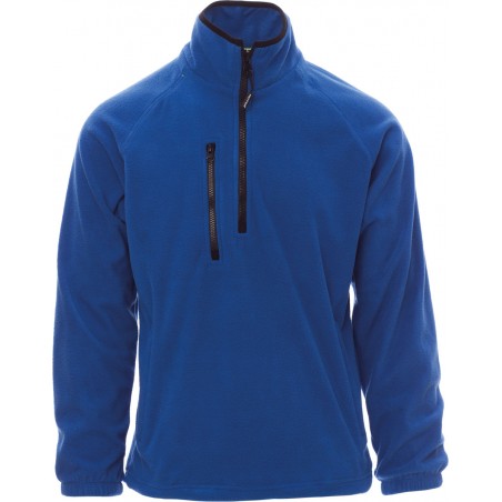 Dolomiti+ - Pile 1/2 zip con tasche - blu royal