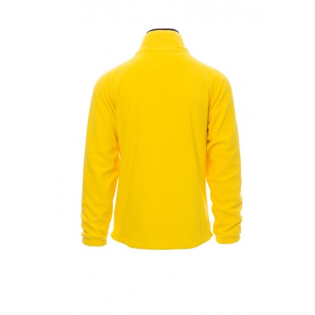 Dolomiti+ - Pile 1/2 zip con tasche - giallo