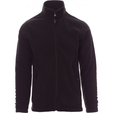 Nepal - Pile zip intera con tasche - nero