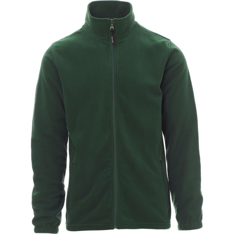 Nepal - Pile zip intera con tasche - verde