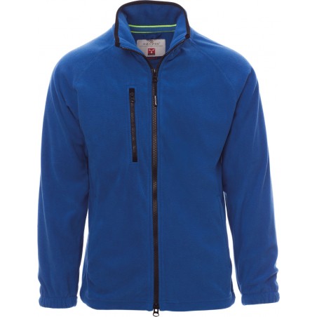 Norway - Pile zip intera con tasche - blu royal