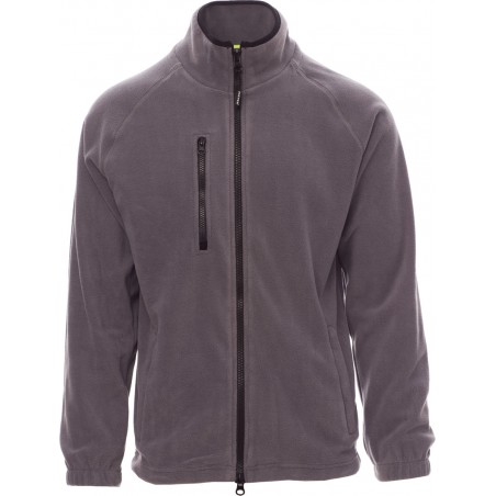 Norway - Pile zip intera con tasche - steel grey