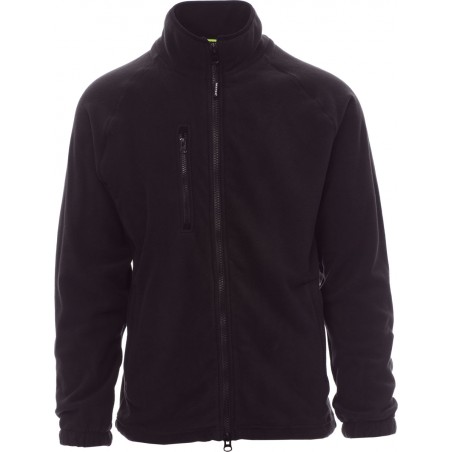 Norway - Pile zip intera con tasche - nero