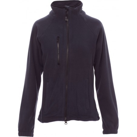 Norway lady - Pile zip intera con tasche donna - blu navy