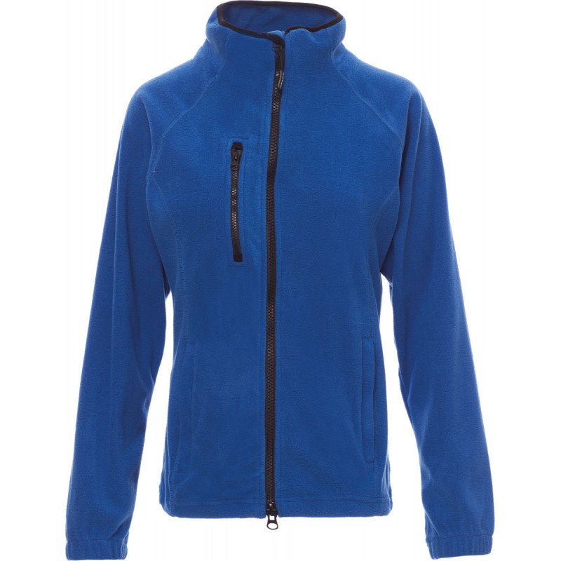 Norway lady - Pile zip intera con tasche donna - blu royal