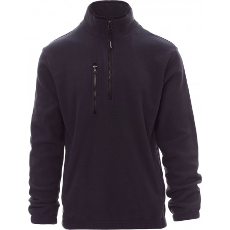 Pirenei - Pile 1/2 zip con tasche - blu navy