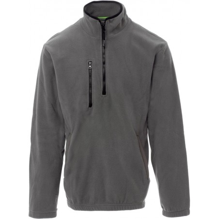 Pirenei - Pile 1/2 zip con tasche - steel grey