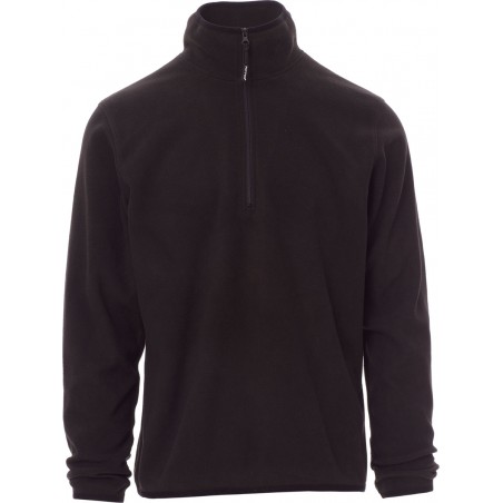 Soft+ - Pile leggero 1/2 zip - nero