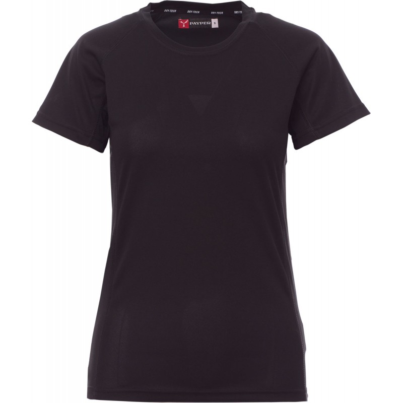 Runner Lady - T-shirt tecnica donna - nero