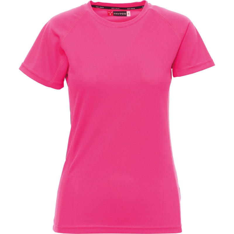 Runner Lady - T-shirt tecnica donna - fuxia fluo