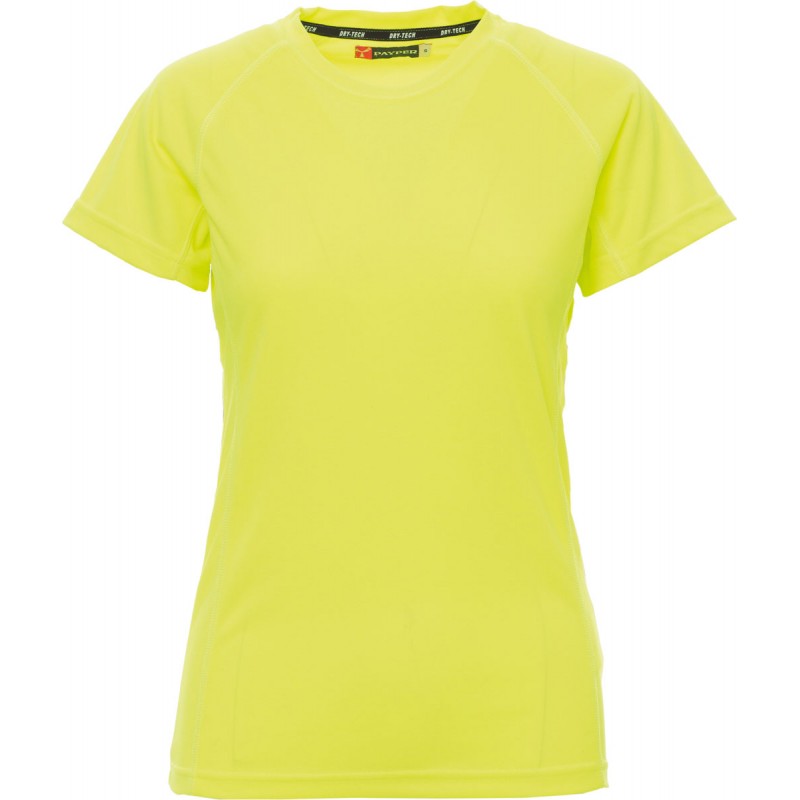 Runner Lady - T-shirt tecnica donna - giallo fluo