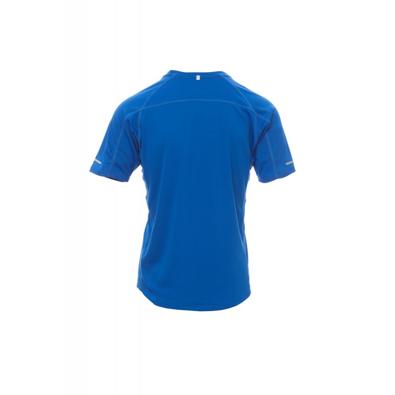 Running - T-shirt tecnica con inserti riflettenti - blu royal