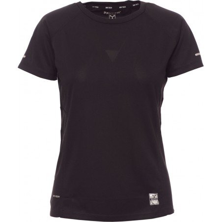 Running Lady - T-shirt tecnica con inserti riflettenti donna - nero