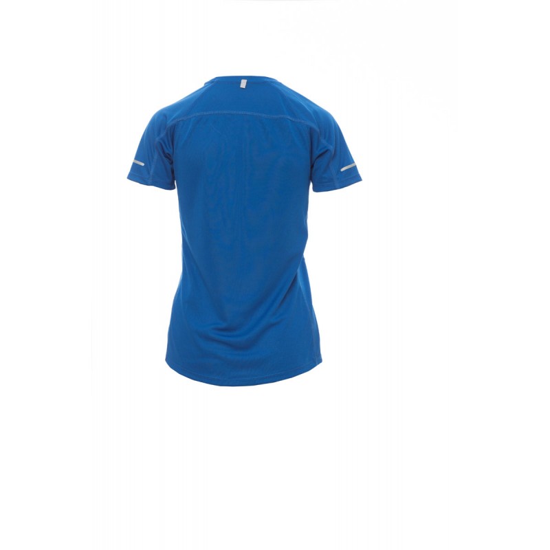 Running Lady - T-shirt tecnica con inserti riflettenti donna - blu royal