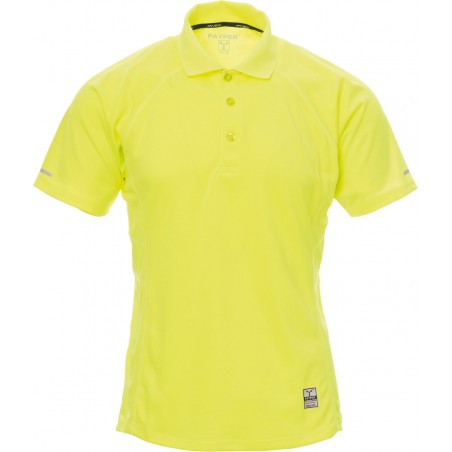 Training - Polo tecnica - giallo fluo