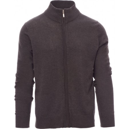 Boarding Melange - Maglioncino con zip intera unisex - grigio cenere melange