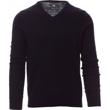 Business - Maglioncino collo a V - blu navy