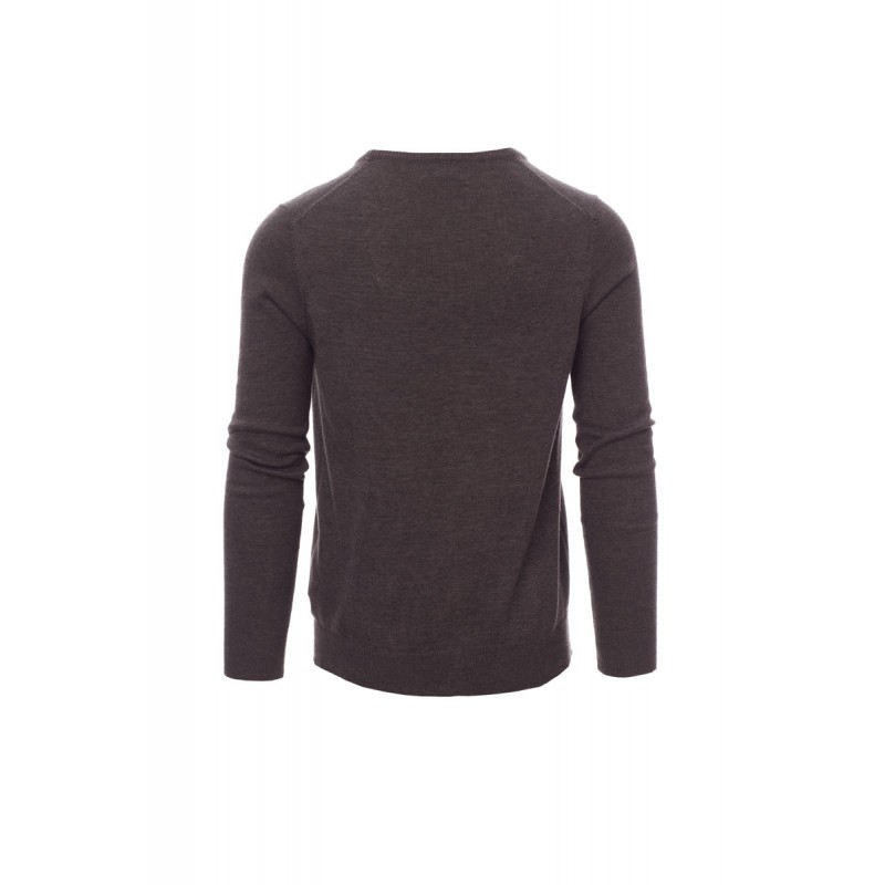 Business Melange - Maglioncino collo a V - grigio cenere melange