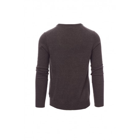 Business Melange - Maglioncino collo a V - grigio cenere melange