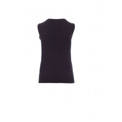 Desk Lady - Maglioncino smanicato con collo a V donna - blu navy 2