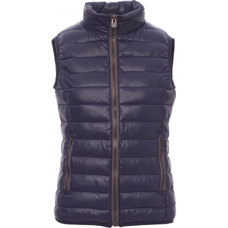 Casual Lady - Gilet piumino con tasche donna - blu navy