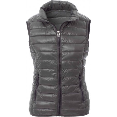 Casual Lady - Gilet piumino con tasche donna - steel grey