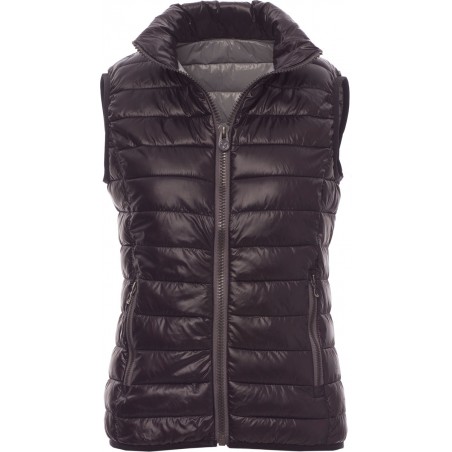 Casual Lady - Gilet piumino con tasche donna - nero