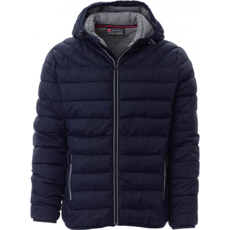 Freetime - Piumino con cappuccio e tasche - blu navy