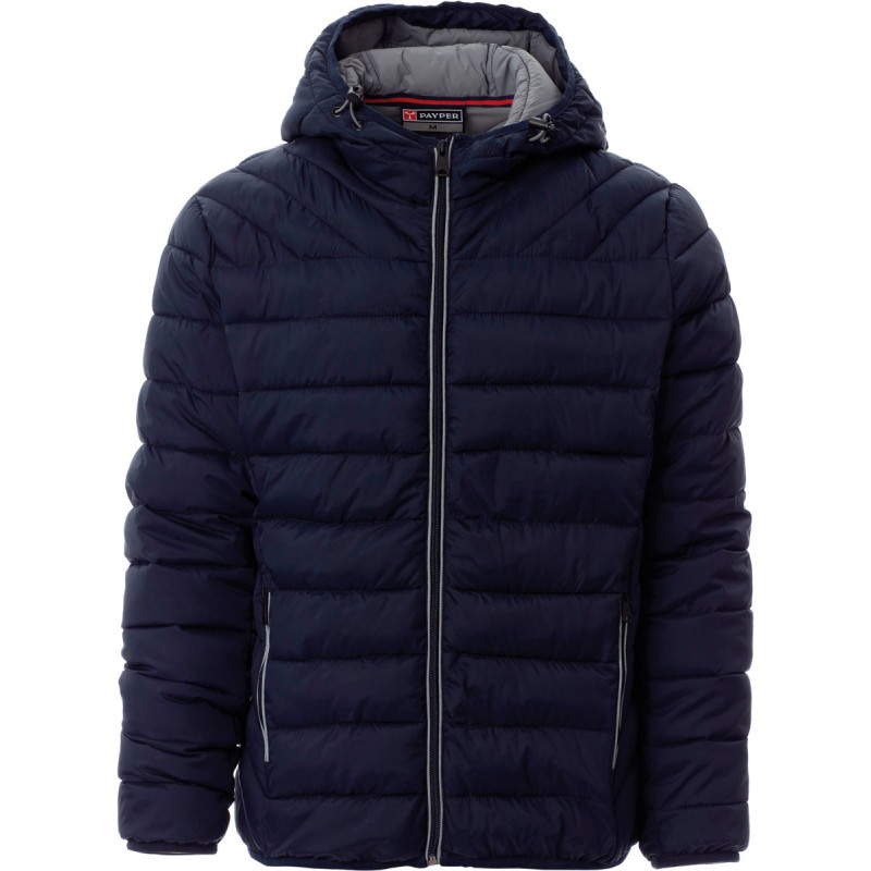 Freetime - Piumino con cappuccio e tasche - blu navy