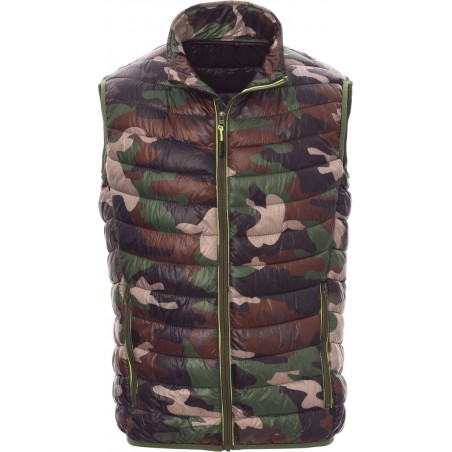 Reply - Gilet piumino con  tasche - mimetico