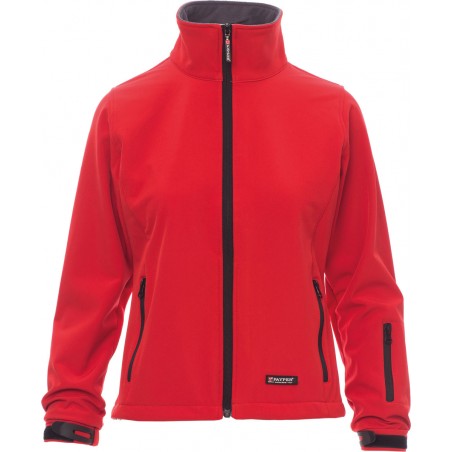 Sunny - Giacca soft-shell con tasche donna - rosso