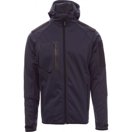 Extreme - Giacca ergonomica con cappuccio e tasche - blu navy