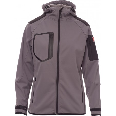 Extreme Lady - Giacca ergonomica con cappuccio e tasche donna - steel grey