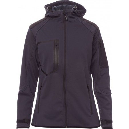 Extreme Lady - Giacca ergonomica con cappuccio e tasche donna - blu navy