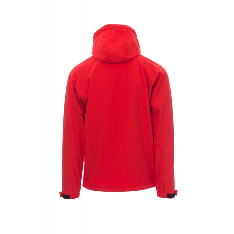 Gale - Giacca ergonomica con cappuccio e tasche - rosso