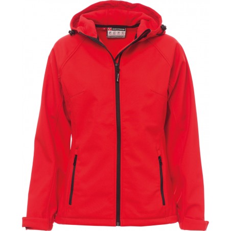 Gale Lady - Giacca ergonomica con cappuccio e tasche donna - rosso