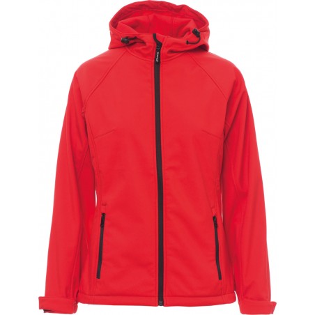 Gale Lady - Giacca ergonomica con cappuccio e tasche donna - rosso