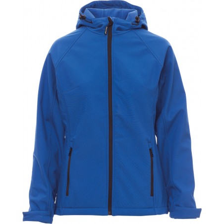 Gale Lady - Giacca ergonomica con cappuccio e tasche donna - blu royal