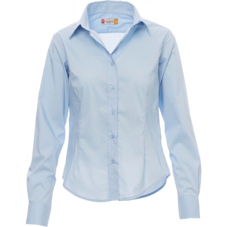 Image Lady - Camicia leggermente sfiancata donna - azzurro
