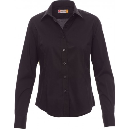 Image Lady - Camicia leggermente sfiancata donna - nero