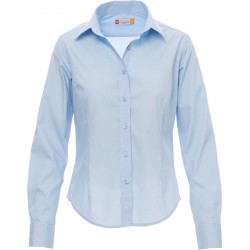 Manager Lady - Camicia leggermente sfiancata in cotone donna - azzurro