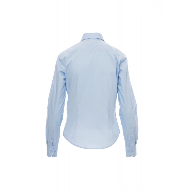 Manager Lady - Camicia leggermente sfiancata in cotone donna - azzurro