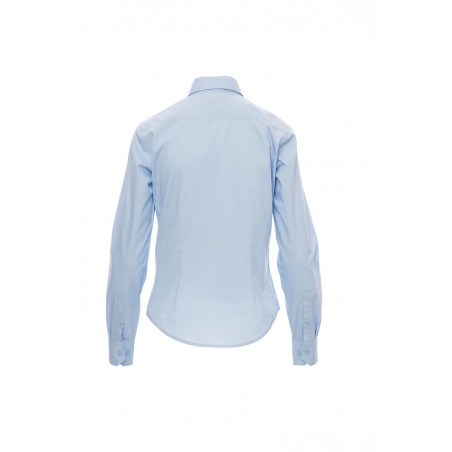 Manager Lady - Camicia leggermente sfiancata in cotone donna - azzurro