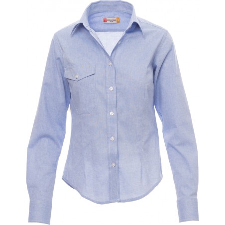 Specialist Lady - Camicia da lavoro in cotone donna - azzurro