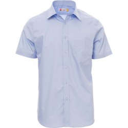 Spring - Camicia manica corta leggermente sfiancata - azzurro