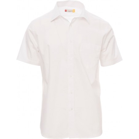 Spring - Camicia manica corta leggermente sfiancata - bianco