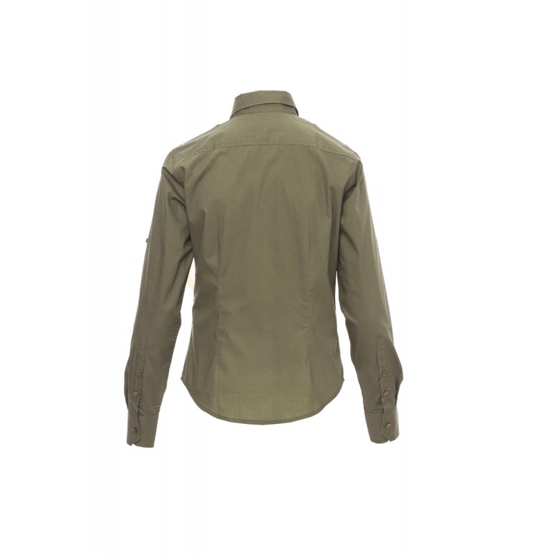Trophy Lady - Camicia leggermente sfiancata in cotone donna - verde militare