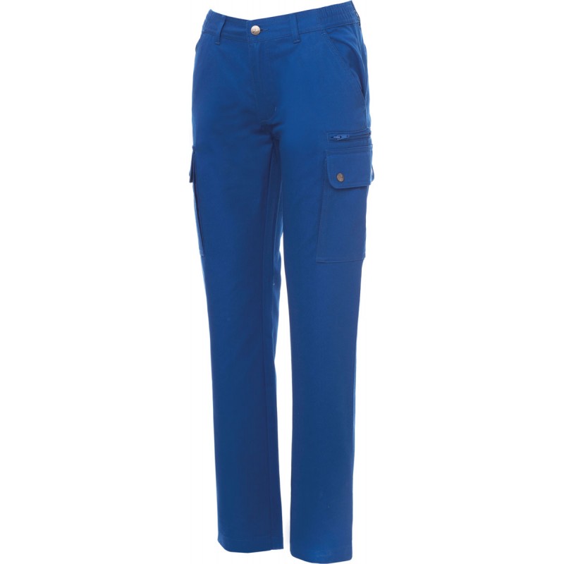 Forest Lady - Pantalone con tasche laterali in cotone donna - blu royal