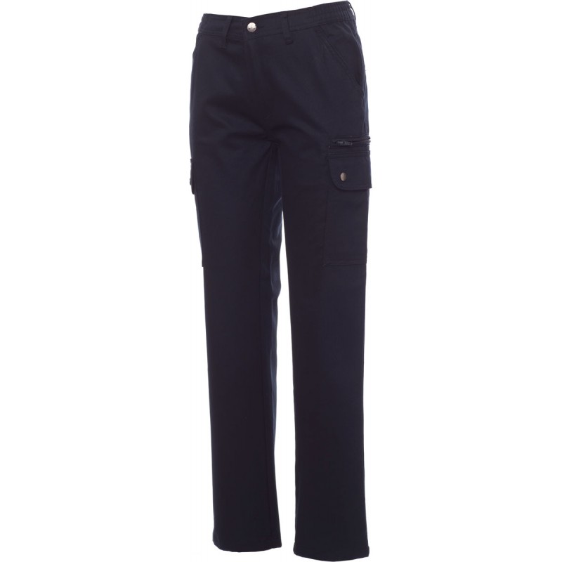 Forest Lady - Pantalone con tasche laterali in cotone donna - blu navy
